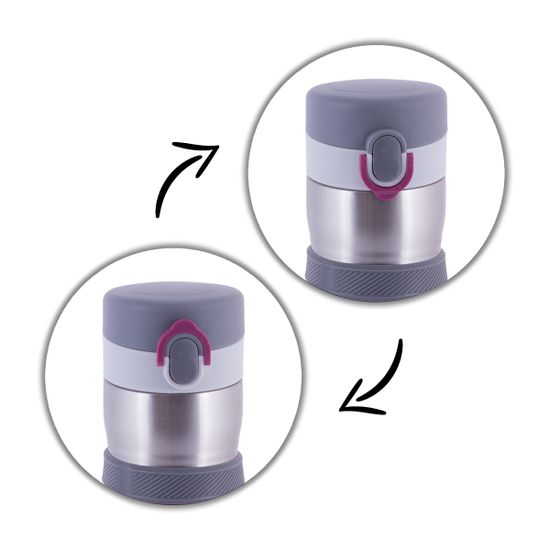 Термос-бутылка 400 мл из нержавеющей стали Kamille KM-2014