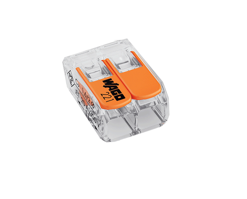 Клеммник 2 *(0,14-4,0) WAGO (221-412)