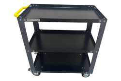 Инструментальная тележка GWT-G3 Great Wolf, 3 полки, колеса с тормозом, серая