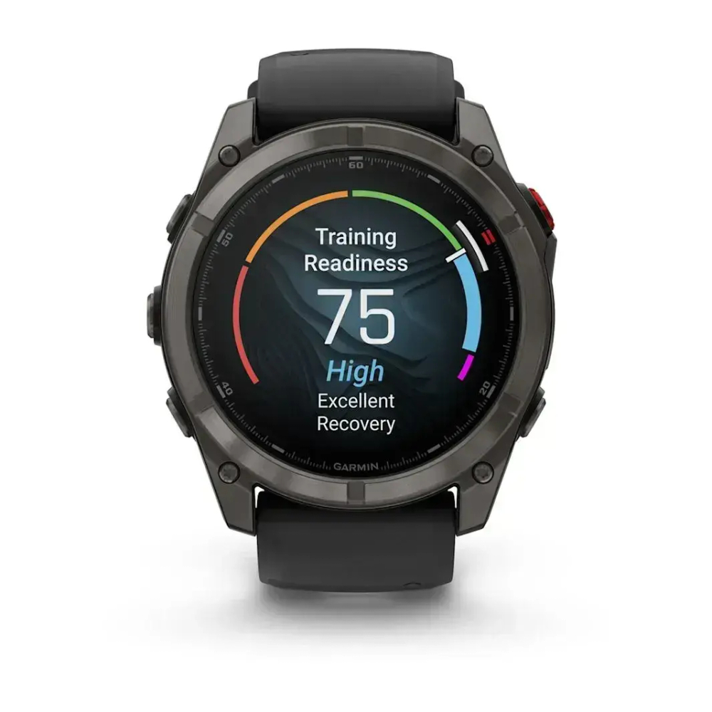 Смарт-часы Garmin fenix 8 Pro AMOLED (51 мм) Sapphire карбоново-серый DLC титан черный/гравийно-серый