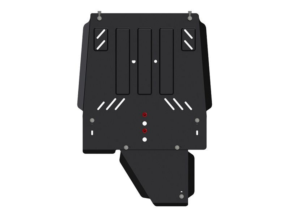 Защита КПП и РК Sheriff для Mitsubishi Pajero III 1999-2006 арт.14.2236