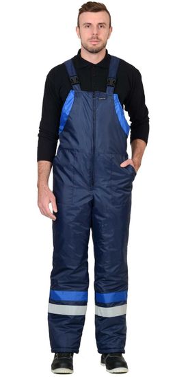 Костюм зимний "Сириус-Орбита" полукомбинезон (синий/василек)