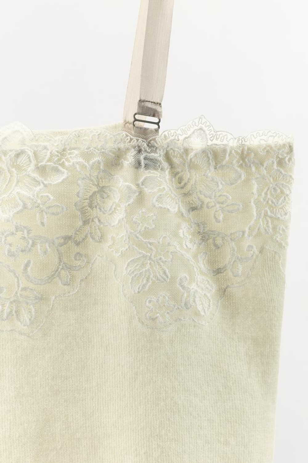 ZARA ВЯЗАНЫЙ ТОП С КРУЖЕВОМ И ВЫШИВКОЙ, ЭКРЮ