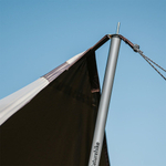 Тент Naturehike Yunxiao Canopy Lite CNK2350WS015, 150D, 500-390*380 см для кемпинга, светло-коричневый (с двумя стойками), 6976023926334