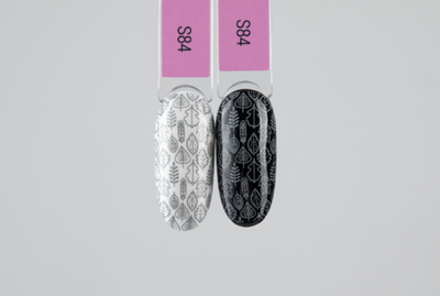 Swanky Stamping Лак для стемпинга S84 серый гранит, 6мл