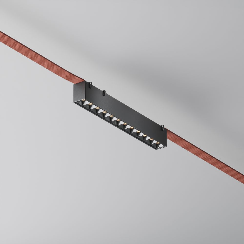 Трековый светодиодный светильник Maytoni Parity Points TR128B-12W3K-M-B