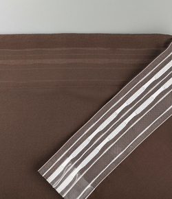 Тюль Legrand Вуаль шелк шоколад с утяжелителем