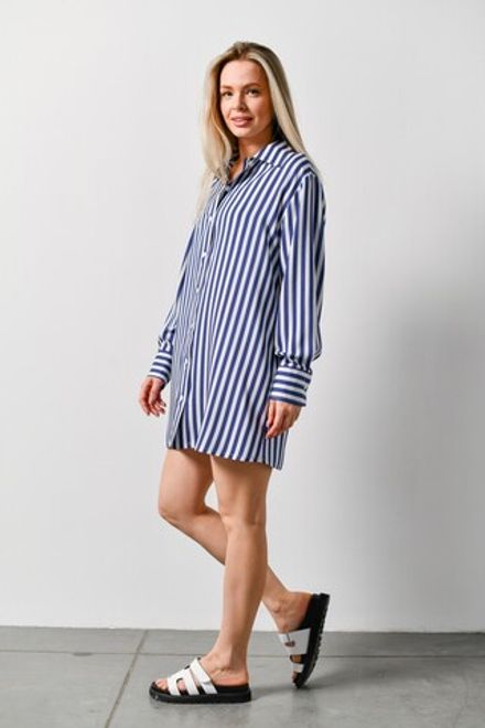 Блузка (рубашка) Тропический рай-2 Виотекс СИНИЙ