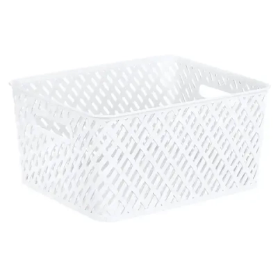 Корзина Плетенка (350х175) (белый)