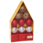 Набор украшений «Майя» 5 см, Красный, шампань