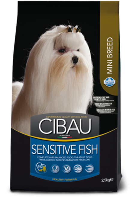 Farmina Cibau 2,5кг Adult Sensitive Mini Breed Сухой корм для собак малых пород Рыба