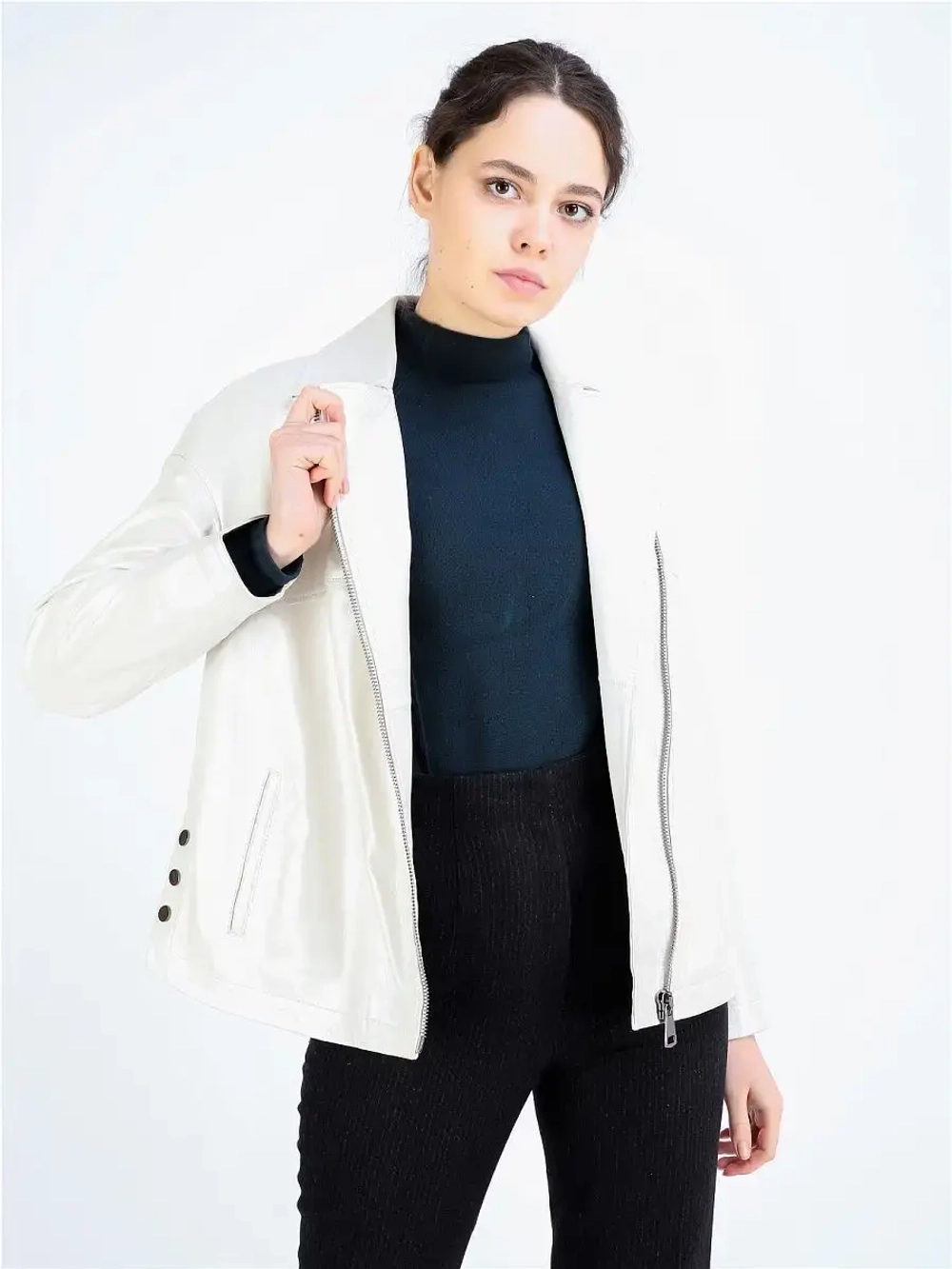 Женская кожаная куртка/натуральная кожа/косуха/Турция