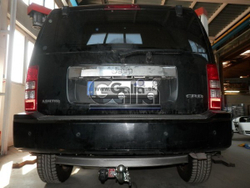 Фаркоп оцинкованный Galia J009C для Jeep Cherokee 2007-2013, Dodge Nitro 2007-2012(паспорт и сертификат в комплекте)(без электрики)