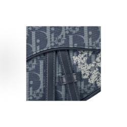 Сумка Dior Tears Saddle Bag Blue in Canvas