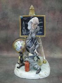Статуэтка. Фарфор. Профессор. Capodimonte. Италия