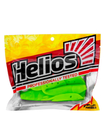 Твистер несъедобный Helios Kasandra 4"29/10,9см Lime 100шт. (HS-34-008-N)