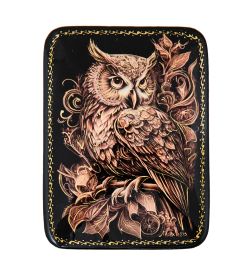 ШК-19/56-A Шкатулка в технике декупаж «Сова» (8х6х3,5)