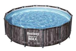 Каркасный бассейн Bestway 427х107 см + фильтр-насос 3028 л/ч, тент, лестница (5614Z BW)