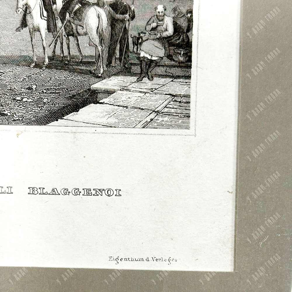 Собор Василия Блаженного. Гравюра на стали. Хильдбургхаузен, Германия. Сер. XIX века.