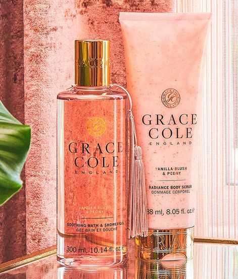 Ваниль и пион скраб для тела, Grace Cole