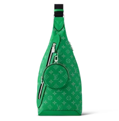 Сумка-слинг Louis Vuitton Duo канва Taigarama Green