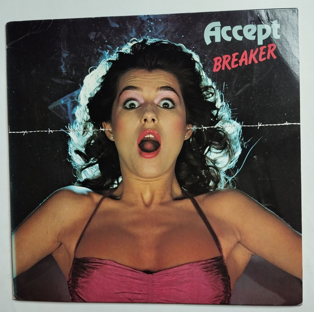 Винтажная виниловая пластинка LP Accept Breaker (USA 1981)