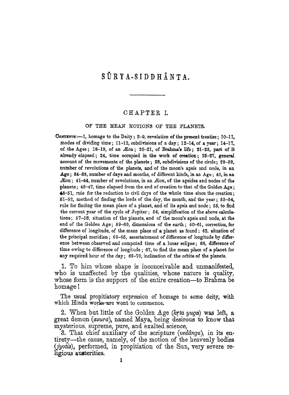Translation of the Sūrya-Siddhānta: A text-book of Hindu astronomy | Sūryasiddhānta.