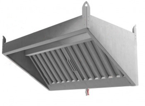 Зонт нержавеющий пристенный ЗВНП 02 ,1300х1100х400