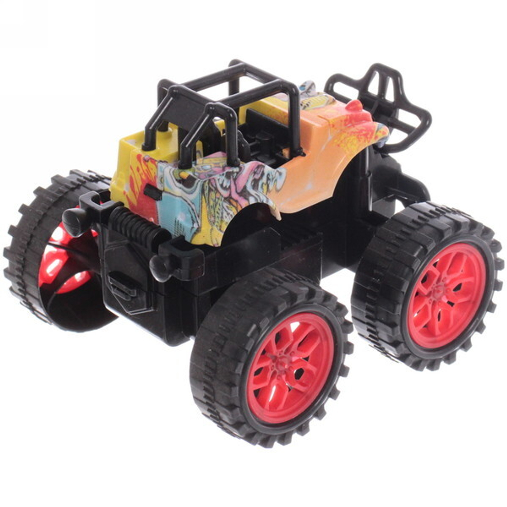 Машина «Внедорожник» перевёртыш , инерционная, 11*9*9 см