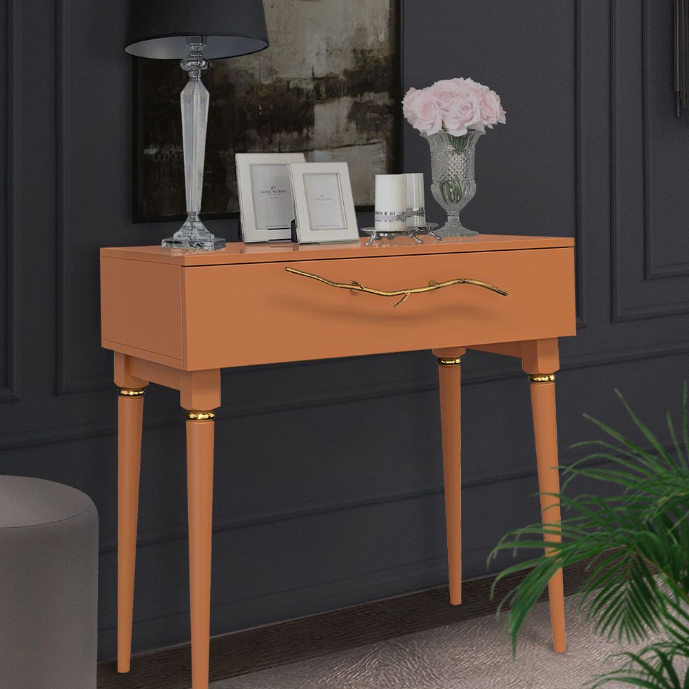 Консоль Арт Колор matte Классик Голд Томленый оранжевый матовый