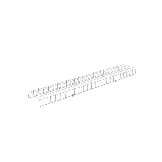 Решетка защитная Gauss для светильника ЛПО/ДПО 1320х230х96 1/5 903265601