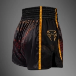 Шорты Venum Quetzal Fury Muay Thai black/fury red/tangerine