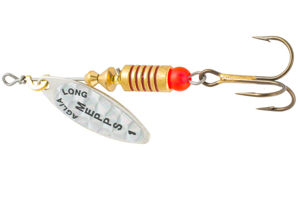 Блесна вращающаяся Mepps AGLIA LONG RAINBO, 1, SILVER