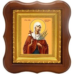 Анастасия Шилова мученица. Икона на холсте.