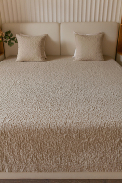 Покрывало 240x260 Luxberry Japandy бежевое