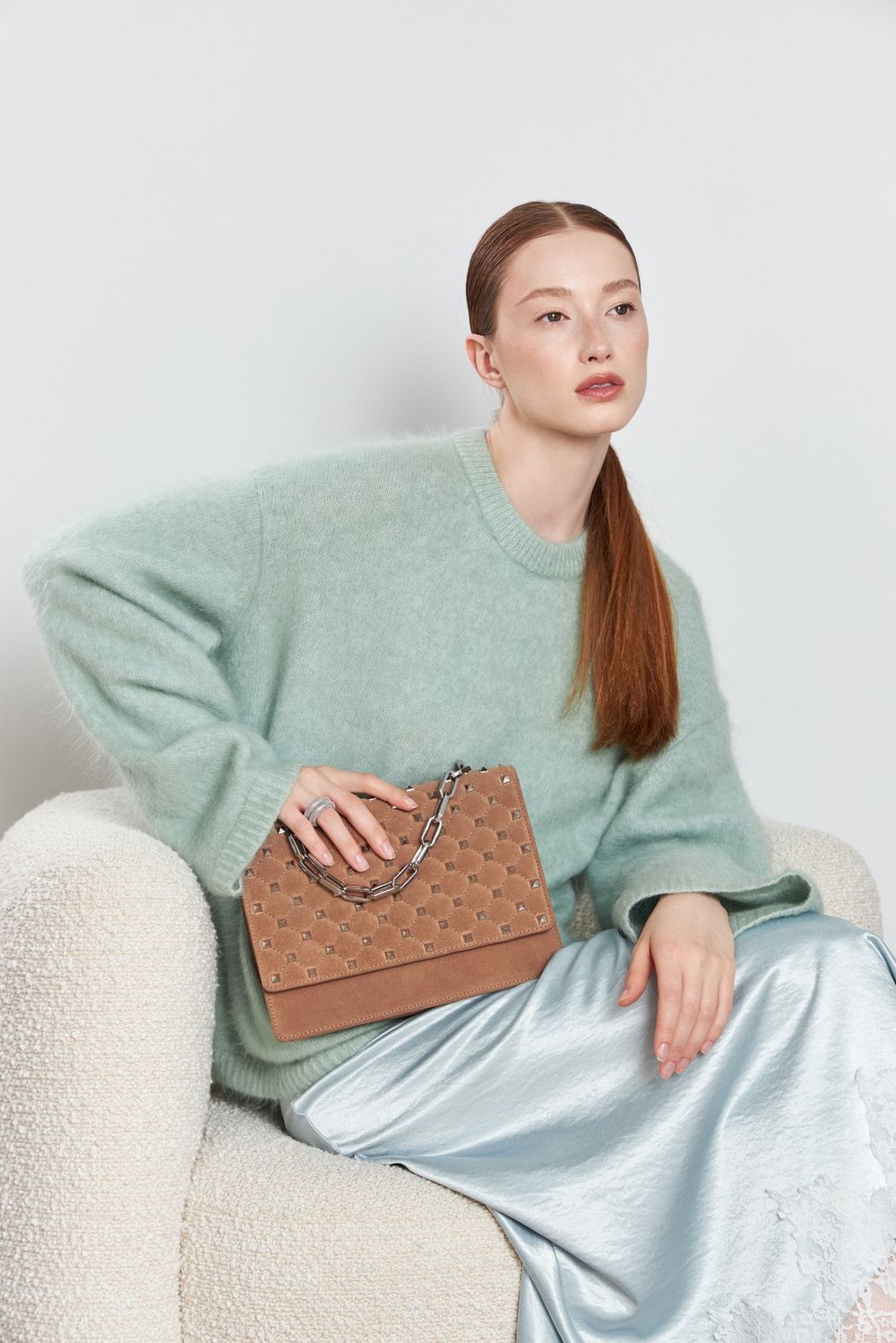 BAD GIRL LARGE BAG CARAMEL