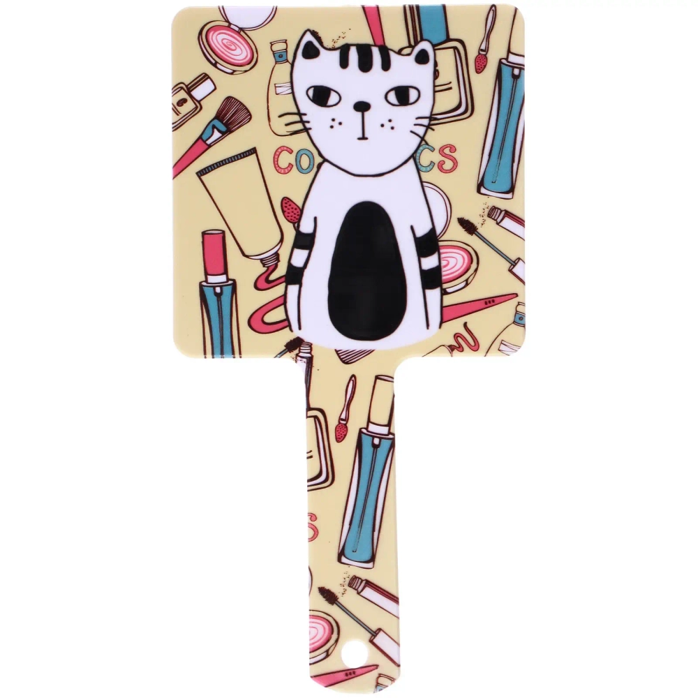 Зеркало косметическое «Коллекция ИМАНИ - КОТИКИ», микс 4 дизайна, 23,4*12см (PVC подвес)