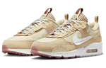 Nike Air Max 90 Futura fabric leather SWDC Serena Williams shock absorption non-slip wear-resistant low-top sports casual shoes women's brown yellow