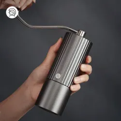 Кофемолка ручная Z3 PRO Hand Grinder нерж. серая d 5,4 см h14,7 см ZeroHero