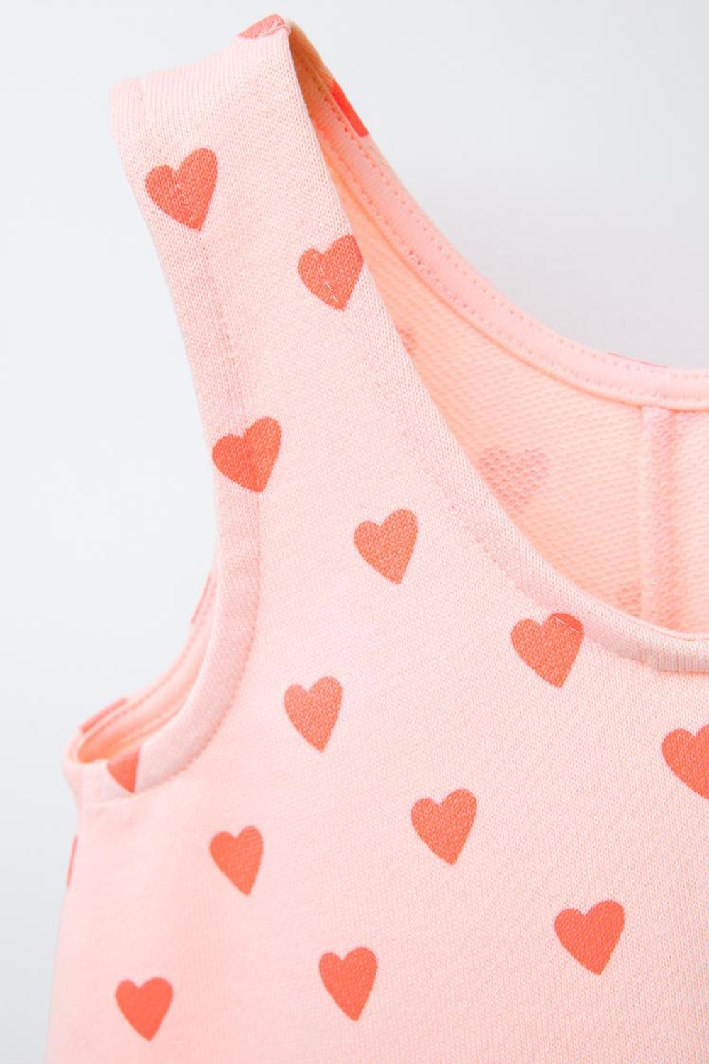 ZARA КОМБИНЕЗОН С ВОЛАНАМИ И ПРИНТОМ, МАНДАРИНОВЫЙ