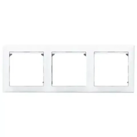 774453 Legrand Рамка трехместная белая Valena