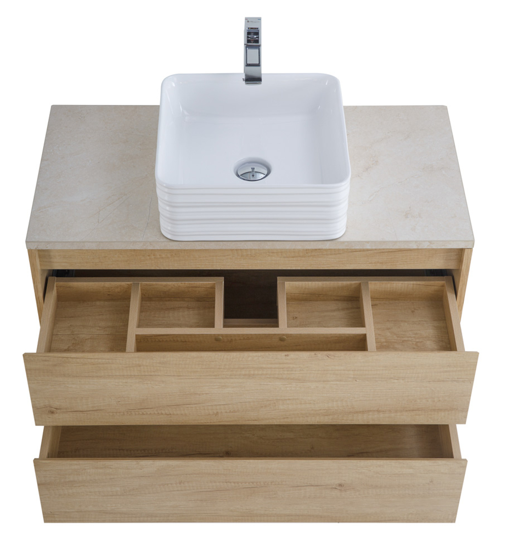 Тумба подвесная под столешницу BelBagno KRAFT-800-2C-SO-RNN