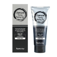 Гель отшелушивающий с углем FarmStay Charcoal Toning Peeling Gel 180мл