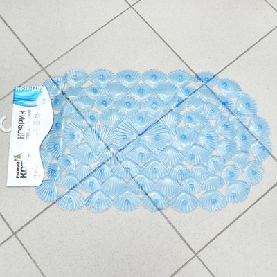 Коврик для ванной 66*37см "Ракушки"