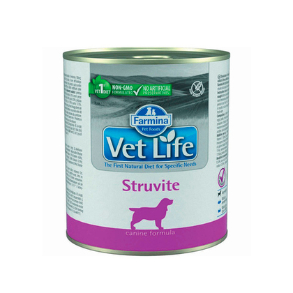 Влажный корм для собак для растворения струвитных камней и снижения рецидивов МКБ Farmina Vet Life Dog Struvite 300 г