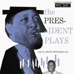 Lester Young With The Oscar Peterson Trio / The President Plays (LP)