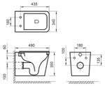 Унитаз BelBagno Ardente-R BB520CHR подвесной без сиденья