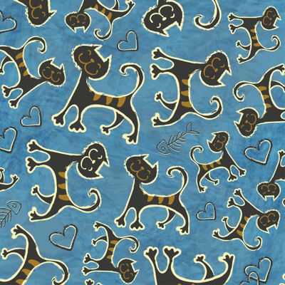 Чёрные коты, сердечки и рыбьи кости