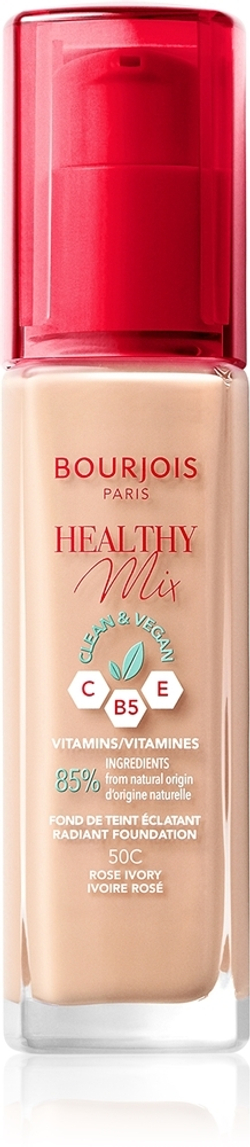 Bourjois Healthy Mix - осветляющий увлажняющий тональный крем 24 часа., 30 ml
