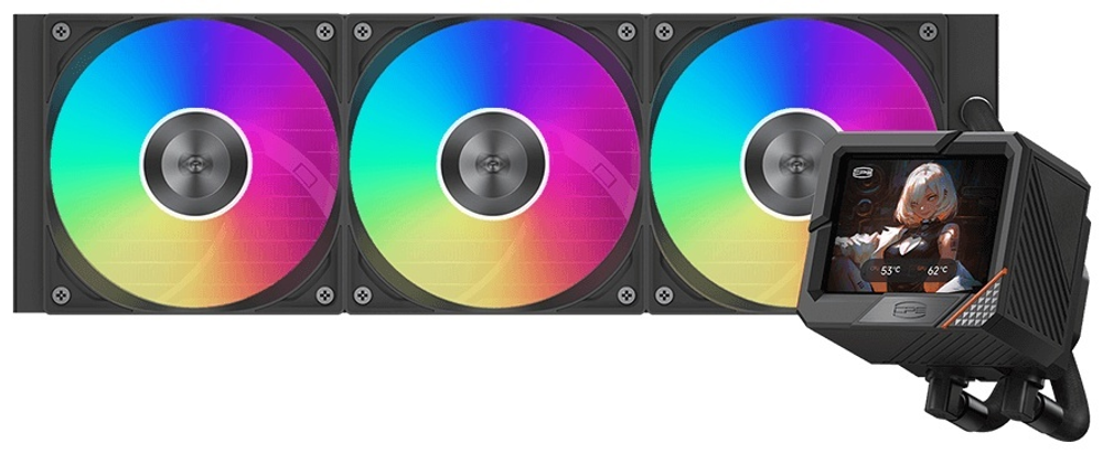 PCcooler GT360 ARGB Display BK
